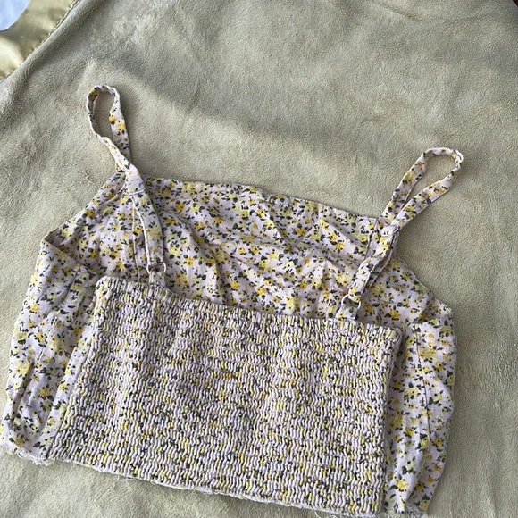 Pastel floral crop top - Picture 3 of 3